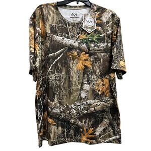 Realtree EDGE camouflage performance short-sleeve t-shirt camo NWT Sz XL